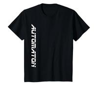 Logotipo Oficial de automatización Lateral y Trasera de Jamiroquai Camiseta, Niños, Negro, 2 años