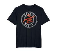 Logotipo Oficial de Guns N' Roses Paradise Camiseta, Hombre Tallas Grandes, Negro, 3X Alto
