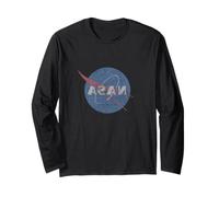 Logotipo Oficial de la NASA - Aspecto inverso Manga Larga