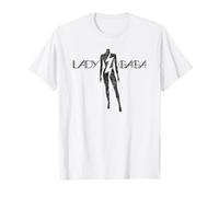 Logotipo oficial de Lady Gaga Lightning Black Camiseta