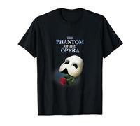 Logotipo Oficial de Phantom of The Opera Camiseta, Hombre, Negro, L