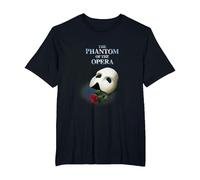 Logotipo Oficial de Phantom of The Opera Camiseta, Hombre Tallas Grandes, Negro, 4X Alto