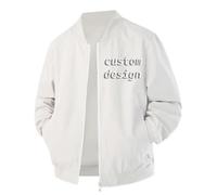 Logotipo Personalizado Sudaderas con Capucha para Hombre Cárdigan Personaliza Tu Propio Diseño Texto/Imagen Sudaderas Chaquetas Cremallera Manga Larga Abrigo De Calle Color1,M
