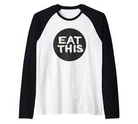Logotipo Pretty Eat This Camiseta Manga Raglan