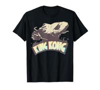 Logotipo Retro de King Kong Skull Island MonsterVerse Classic Movie Camiseta