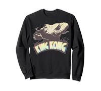 Logotipo Retro de King Kong Skull Island MonsterVerse Classic Movie Sudadera