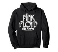 Logotipo Retro de Rock Retro de Pink Floyd Europe 77 Tour Sudadera con Capucha