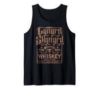 Logotipo retro de Whiskey Pure Southern Classic Rock Camiseta sin Mangas