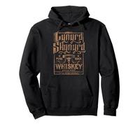 Logotipo retro de Whiskey Pure Southern Classic Rock Sudadera con Capucha