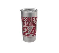 Logotipo retro del equipo Biggest Champion, mascota del Reino Unido, 24 pulgadas, de Hesketh Racing Vaso térmico de acero inoxidable de doble pared