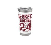 Logotipo retro del equipo Biggest Champion, mascota del Reino Unido, 24 pulgadas, de Hesketh Racing Vaso térmico de acero inoxidable de doble pared