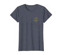 Logotipo Retro Vintage de Castrol Liquid Engineering PAPL1343 Camiseta, Mujer, Azul Jaspeado, XL
