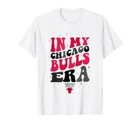 Logotipo Retro Wave de la era de la NBA In My Chicago Bulls Camiseta