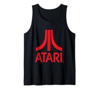Logotipo rojo clásico de Atari Camiseta sin Mangas