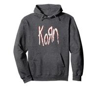 Logotipo Rojo Korn Sudadera con Capucha