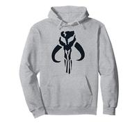 Logotipo simple de Star Wars The Mandalorian Sudadera con Capucha
