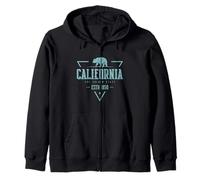 Logotipo Vintage de California The Golden State Sudadera con Capucha