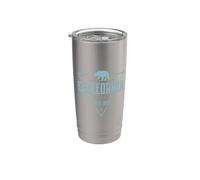 Logotipo vintage de California The Golden State Vaso térmico de acero inoxidable de doble pared