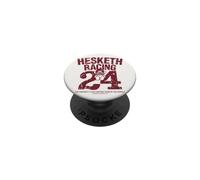 Logotipo Vintage del Equipo campeón más Grande de la Mascota de los 70 de Hesketh Racing PopSockets PopGrip Adhesivo