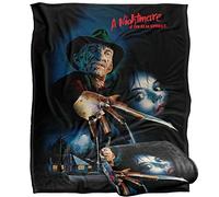 LOGOVISION A Nightmare on ELM Street Blanket, 152 x 127 cm Freddy Poster Silky Touch Super Soft Throw Blanket