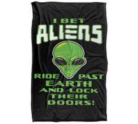 LOGOVISION Aliens Lock Doors Manta súper Suave con Tacto Sedoso - 91 x 147 cm