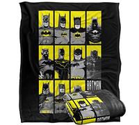 LOGOVISION Batman 80 Years Batmen Manta súper Suave con Tacto Sedoso - 152 x 127 cm