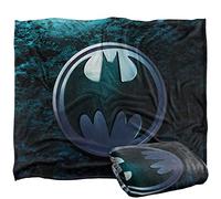 LOGOVISION Batman Batman Batcave Bat Symbol Logo Manta súper Suave con Tacto Sedoso - 152 x 127 cm