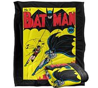 LOGOVISION Batman Batman First Manta súper Suave con Tacto Sedoso - 152 x 127 cm