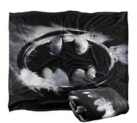 LOGOVISION Batman Batman Returns Logo Manta súper Suave con Tacto Sedoso - 152 x 127 cm