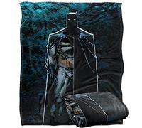 LOGOVISION Batman Blanket, 152 x 127 cm, Batman Batcave Silhouette Silky Touch Super Soft Throw Blanket
