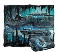 LOGOVISION Batman Blanket, 152 x 127 cm, Batman Batcave Silky Touch Super Soft Throw Blanket