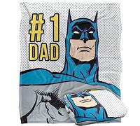 LOGOVISION Batman Blanket, 152 x 127 cm Batman No.1 Dad Silky Touch Super Soft Throw Blanket