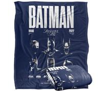 LOGOVISION Batman Face of A Hero Through The Years Manta súper Suave con Tacto Sedoso - 152 x 127 cm