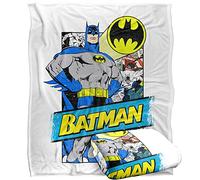 LOGOVISION Batman out of The Pages Manta súper Suave con Tacto Sedoso - 152 x 127 cm