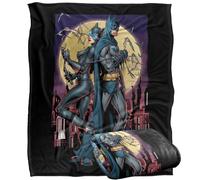 LOGOVISION Batman Paint The Town Rojo Manta súper Suave con Tacto Sedoso - 152 x 127 cm