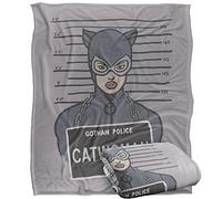 LOGOVISION Batman The Catwoman Mugshot Manta súper Suave con Tacto Sedoso - 152 x 127 cm