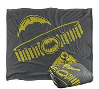 LOGOVISION Batman The Lucius Fox Manta súper Suave con Tacto Sedoso - 152 x 127 cm