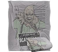LOGOVISION Batman The Scarecrow Mugshot Manta súper Suave con Tacto Sedoso - 152 x 127 cm
