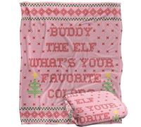LOGOVISION Elf What's Your Favorite Color Manta súper Suave con Tacto Sedoso - 152 x 127 cm