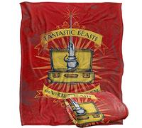 LOGOVISION Fantastic Beasts Blanket, 152 x 127 cm Magic Briefcase IllustrationSilky Touch Super Soft Throw Blanket