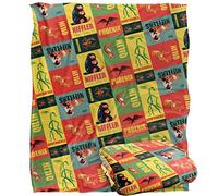 LOGOVISION Fantastic Beasts The Secrets of Dumbledore Beasts Pattern Manta súper Suave con Tacto Sedoso - 152 x 127 cm