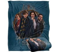 LOGOVISION Fantastic Beasts Where To Find Them Manta súper Suave con Tacto Sedoso - 152 x 127 cm