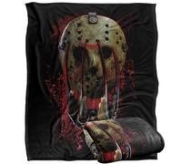 LOGOVISION Freddy Vs Jason Mask and Claws Manta súper Suave con Tacto Sedoso - 152 x 127 cm