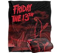 LOGOVISION Friday The 13th Blanket, 152 x 127 cm, Bloody Boat, Silky Touch Super Soft Throw Blanket