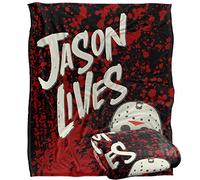 LOGOVISION Friday The 13th Blanket, 152 x 127 cm, Jason Lives, Silky Touch Super Soft Throw Blanket