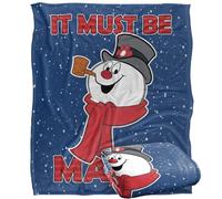 LOGOVISION Frosty The Snowman It Must Be Magic Manta súper Suave con Tacto Sedoso - 152 x 127 cm