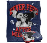 LOGOVISION Gremlins Gizmo Never Feed After Midnight Manta súper Suave con Tacto Sedoso - 152 x 127 cm