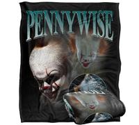 LOGOVISION It Chapter 2 Pennywise Bootleg Manta súper Suave con Tacto Sedoso - 152 x 127 cm