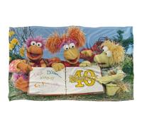 LOGOVISION Jim Henson - Fraggle Roca Fraggle 40Th Book Manta súper Suave con Tacto Sedoso - 91 x 147 cm