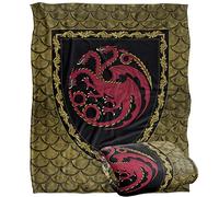 LOGOVISION Juego de Tronos House of The Dragon - Manta Supersuave de Tacto Sedoso, 152 x 127 cm